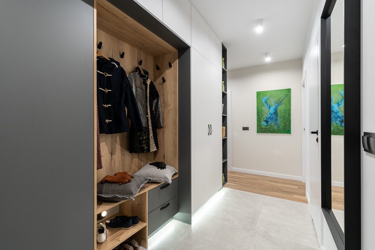 walk in closet - luxury home trends concept